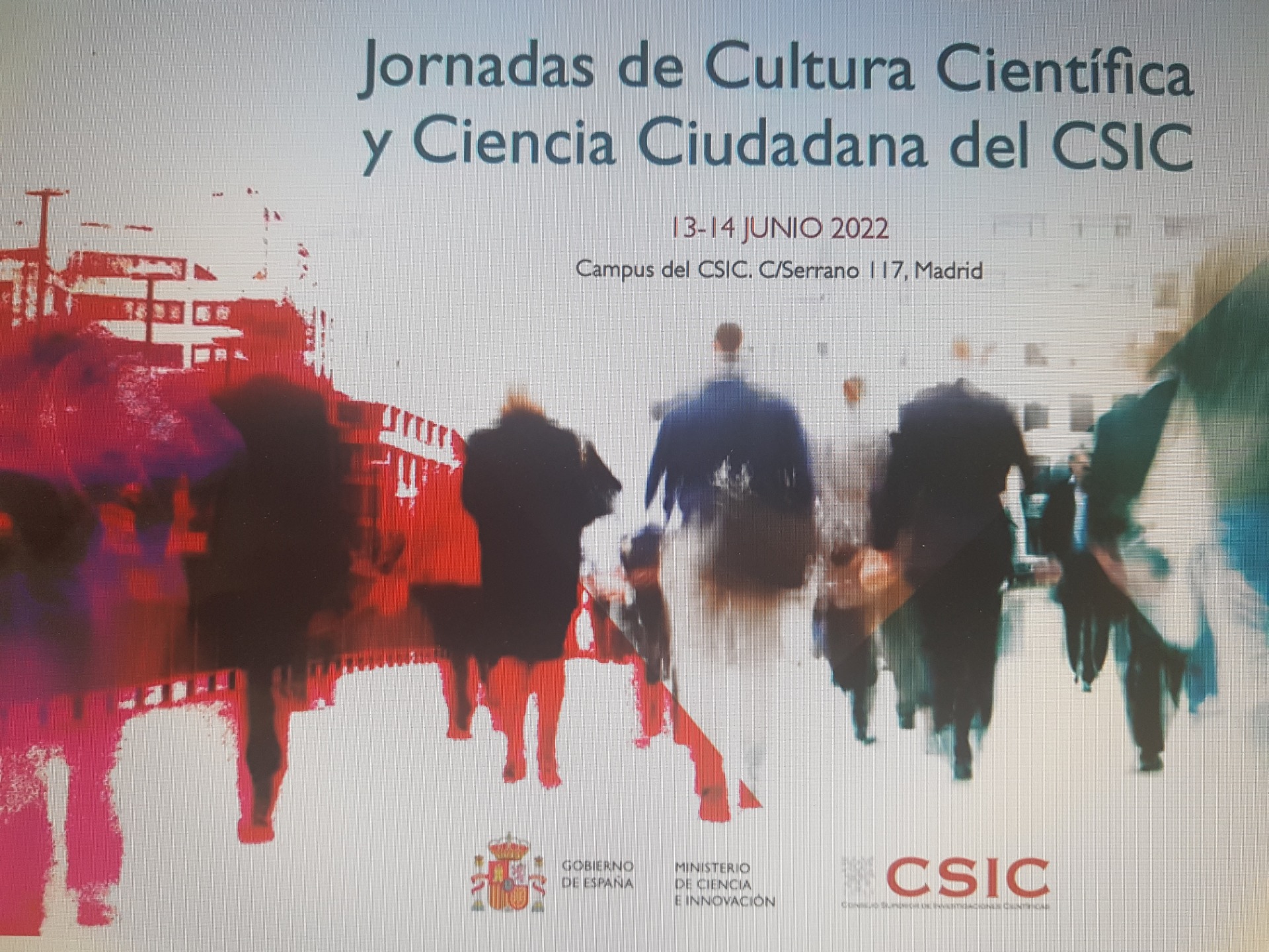 Presentación de teatrIEM en las Jornadas de Cultura Científica del CSIC (Ir a minuto 2:46)